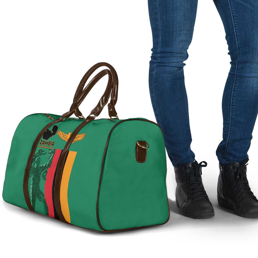 Zambia Independence Day Travel Bag Lusaka Freedom Statue - Wonder Print Shop