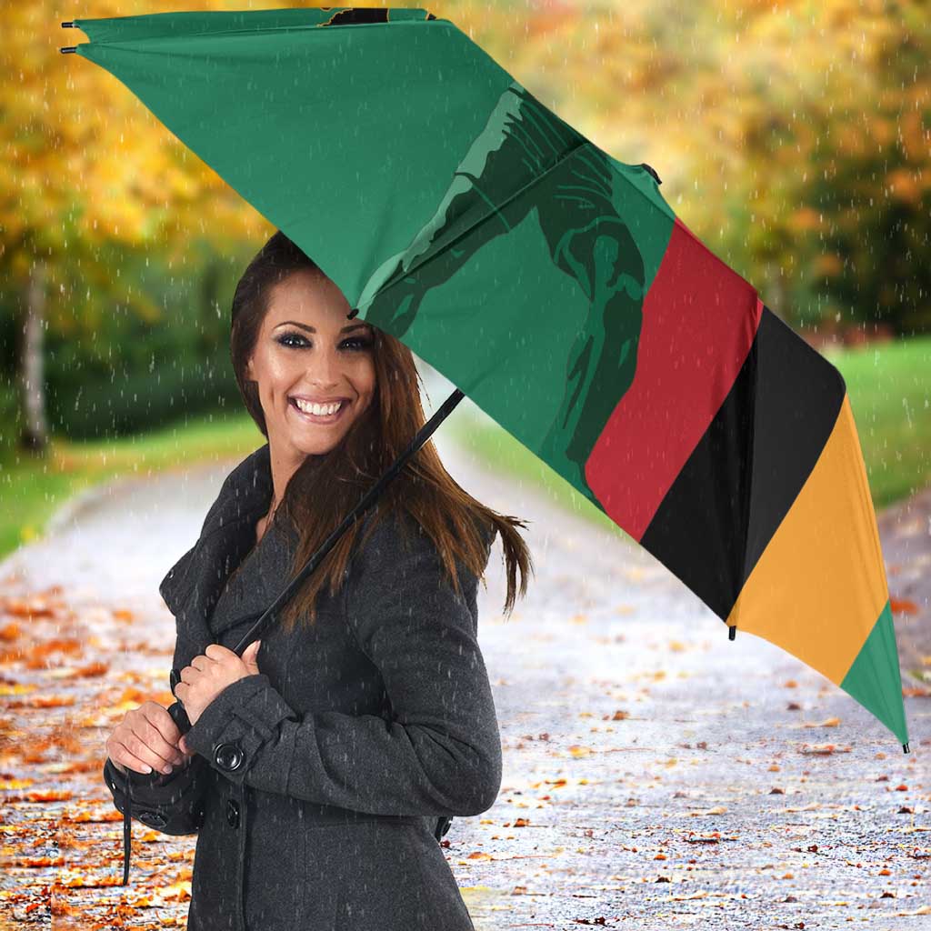 Zambia Independence Day Umbrella Lusaka Freedom Statue - Wonder Print Shop