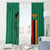 Zambia Independence Day Window Curtain Lusaka Freedom Statue - Wonder Print Shop