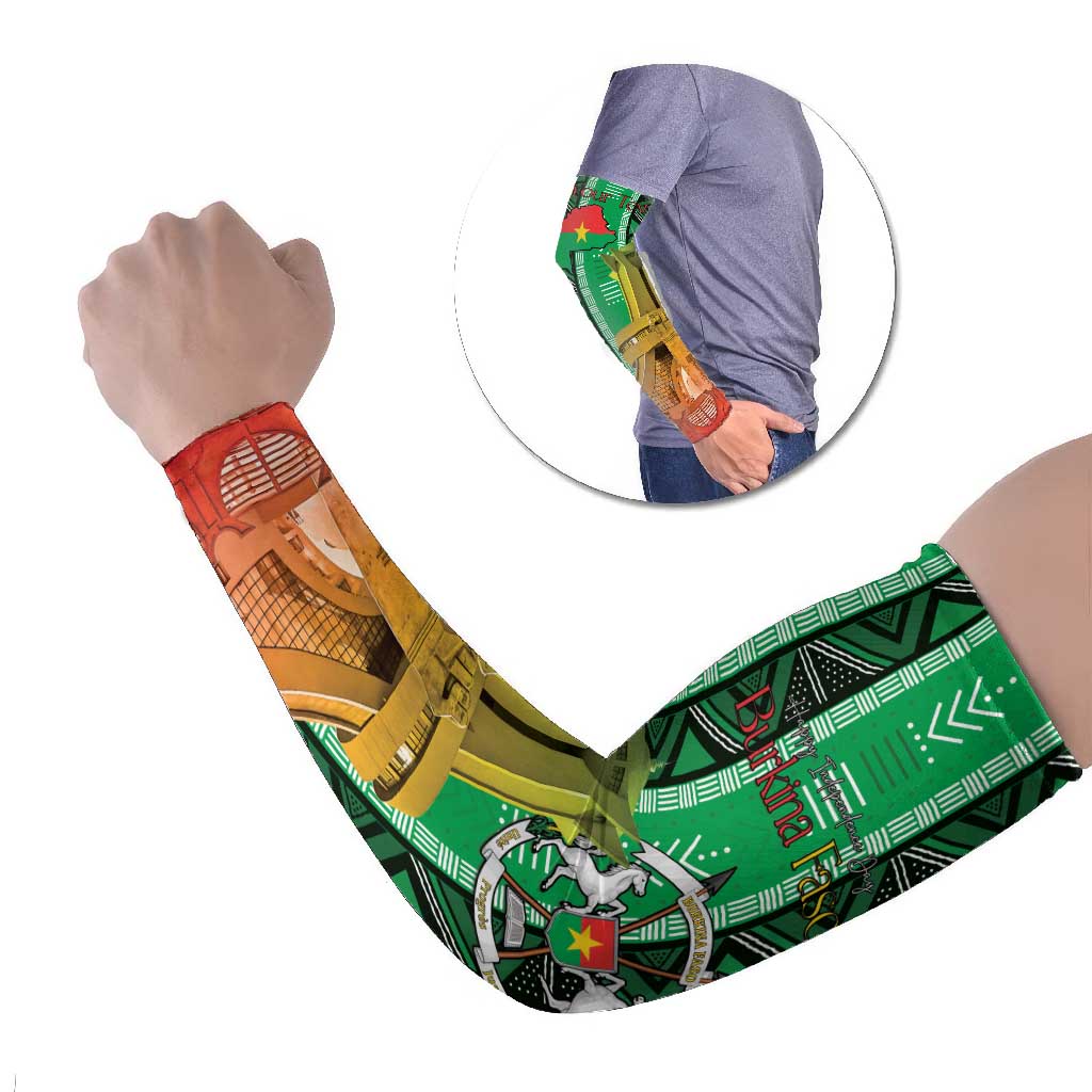 Burkina Faso Martyrs Day Arm Sleeves Monument des Heros Nationaux - Wonder Print Shop