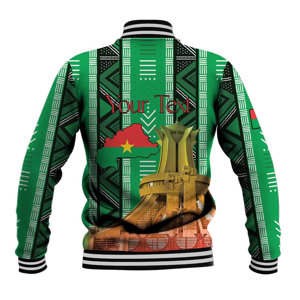 Personalized Burkina Faso Martyrs Day Baseball Jacket Monument des Heros Nationaux - Wonder Print Shop