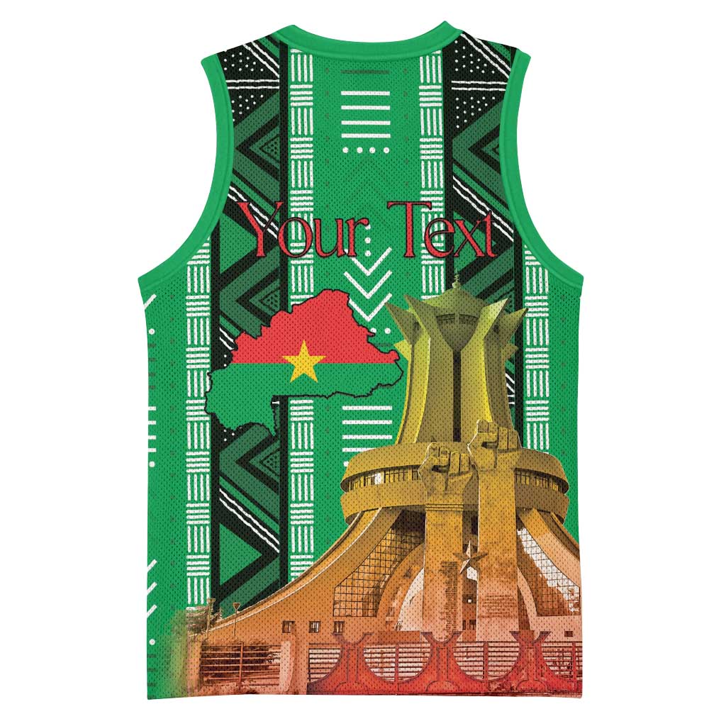 Personalized Burkina Faso Martyrs Day Basketball Jersey Monument des Heros Nationaux - Wonder Print Shop