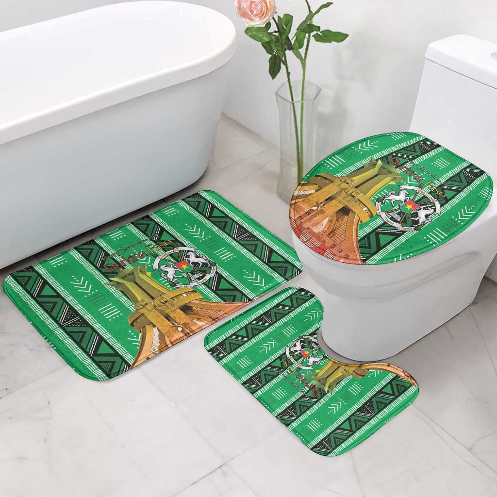Burkina Faso Martyrs Day Bathroom Set Monument des Heros Nationaux - Wonder Print Shop