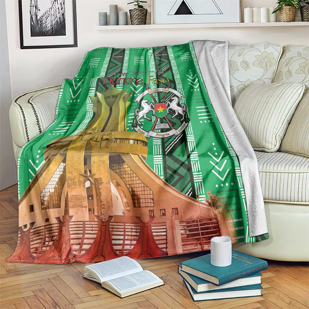 Burkina Faso Martyrs Day Blanket Monument des Heros Nationaux - Wonder Print Shop