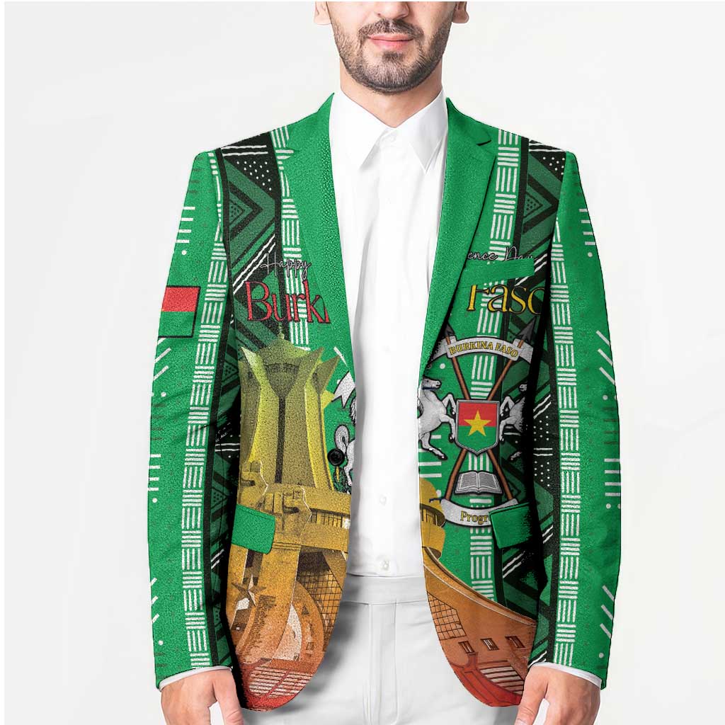 Personalized Burkina Faso Martyrs Day Blazer Monument des Heros Nationaux - Wonder Print Shop