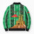 Personalized Burkina Faso Martyrs Day Bomber Puffer Jacket Monument des Heros Nationaux - Wonder Print Shop