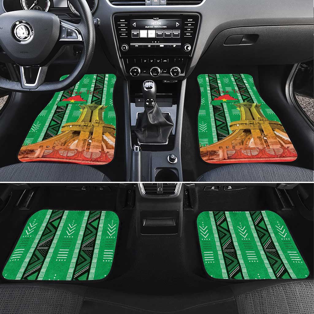 Burkina Faso Martyrs Day Car Mats Monument des Heros Nationaux - Wonder Print Shop