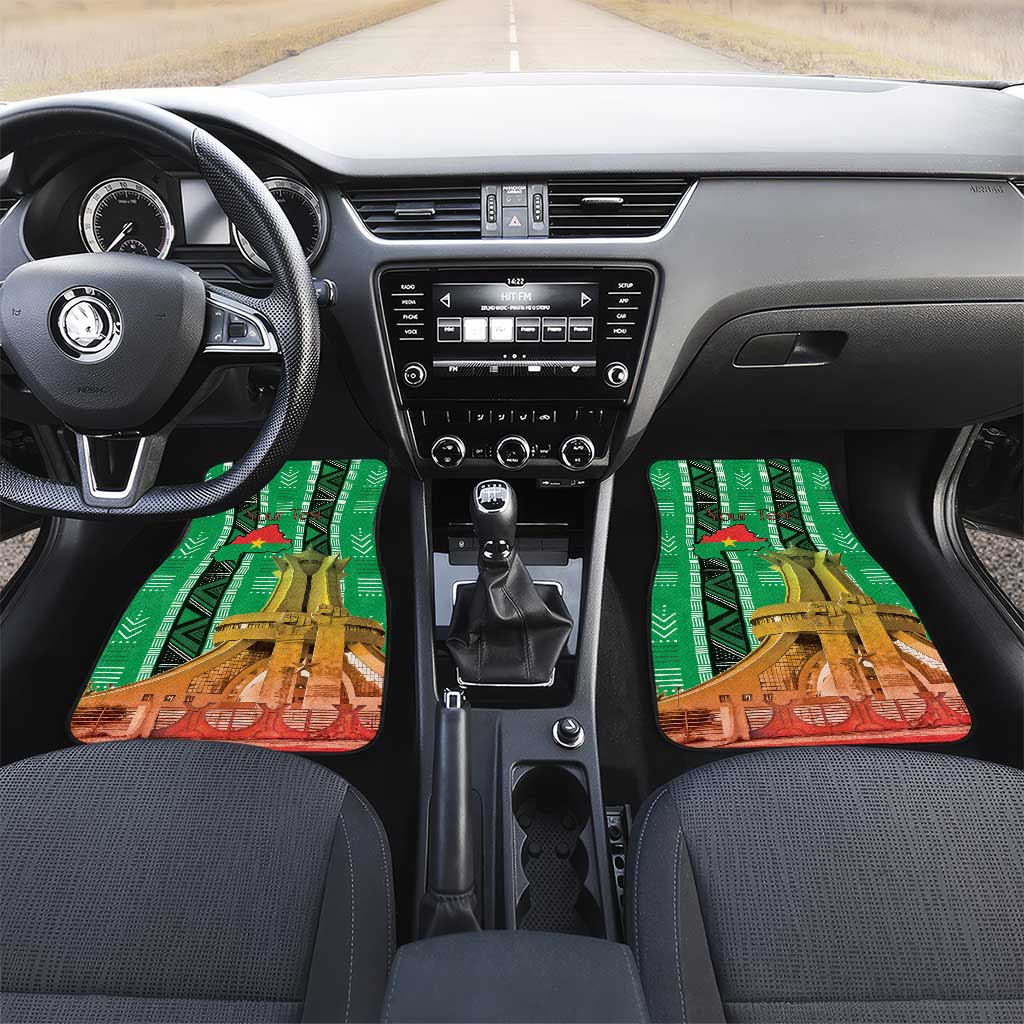 Burkina Faso Martyrs Day Car Mats Monument des Heros Nationaux - Wonder Print Shop