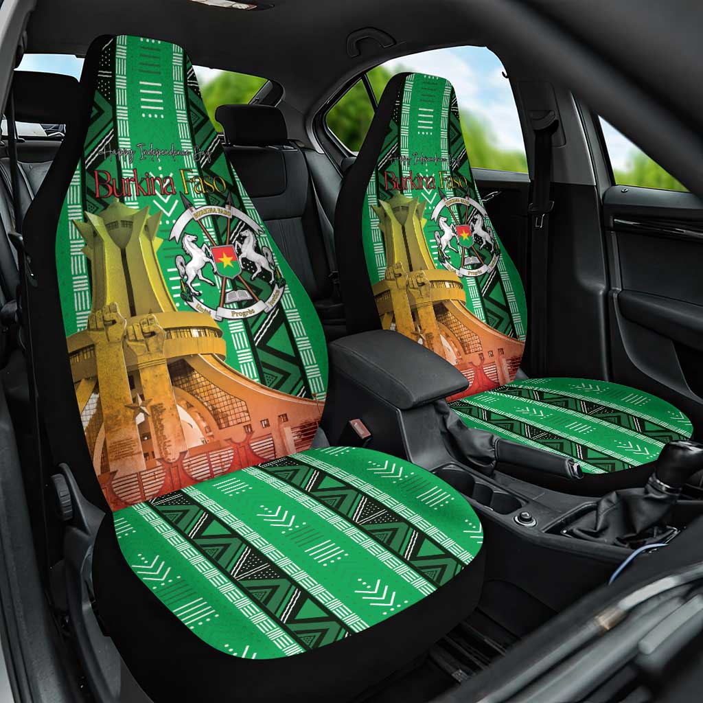 Burkina Faso Martyrs Day Car Seat Cover Monument des Heros Nationaux - Wonder Print Shop