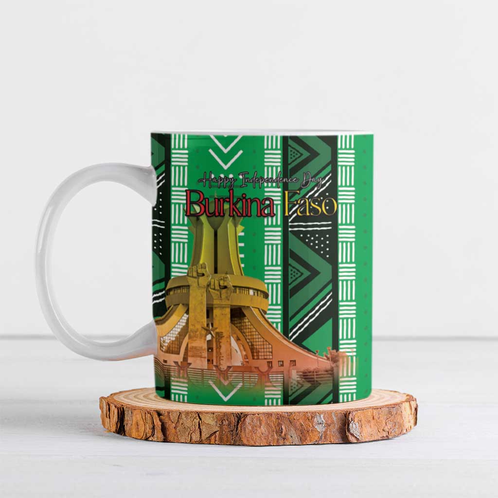 Personalized Burkina Faso Martyrs Day Ceramic Mug Monument des Heros Nationaux - Wonder Print Shop