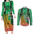 Personalized Burkina Faso Martyrs Day Couples Matching Long Sleeve Bodycon Dress and Long Sleeve Button Shirt Monument des Heros Nationaux - Wonder Print Shop