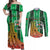 Personalized Burkina Faso Martyrs Day Couples Matching Off Shoulder Maxi Dress and Long Sleeve Button Shirt Monument des Heros Nationaux - Wonder Print Shop