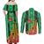 Personalized Burkina Faso Martyrs Day Couples Matching Off Shoulder Maxi Dress and Long Sleeve Button Shirt Monument des Heros Nationaux - Wonder Print Shop