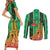 Personalized Burkina Faso Martyrs Day Couples Matching Short Sleeve Bodycon Dress and Long Sleeve Button Shirt Monument des Heros Nationaux - Wonder Print Shop