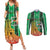 Personalized Burkina Faso Martyrs Day Couples Matching Summer Maxi Dress and Long Sleeve Button Shirt Monument des Heros Nationaux - Wonder Print Shop