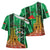 Personalized Burkina Faso Martyrs Day Cross Shoulder Shirt Monument des Heros Nationaux - Wonder Print Shop
