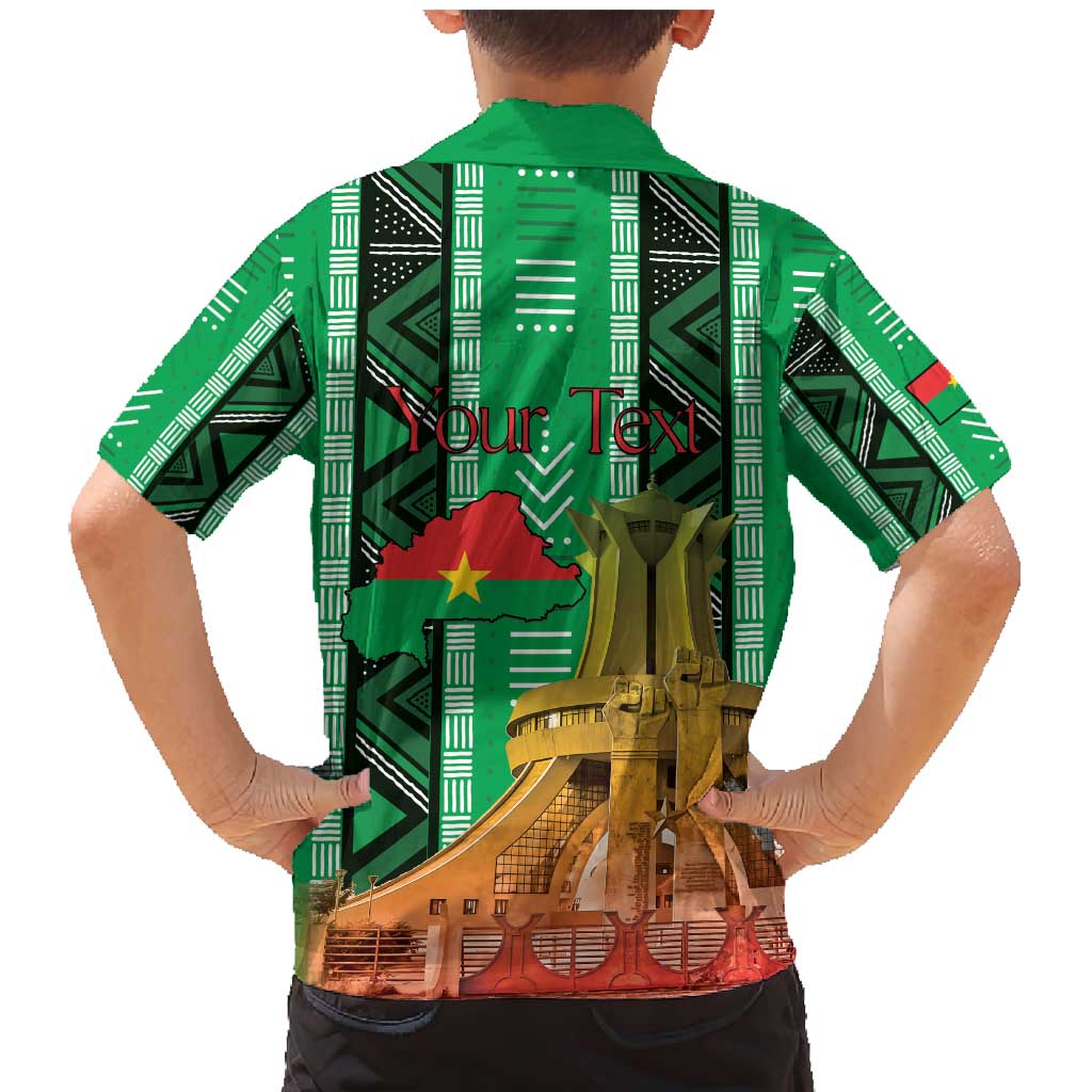 Personalized Burkina Faso Martyrs Day Family Matching Mermaid Dress and Hawaiian Shirt Monument des Heros Nationaux - Wonder Print Shop