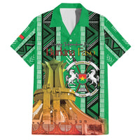 Personalized Burkina Faso Martyrs Day Family Matching Off The Shoulder Long Sleeve Dress and Hawaiian Shirt Monument des Heros Nationaux - Wonder Print Shop