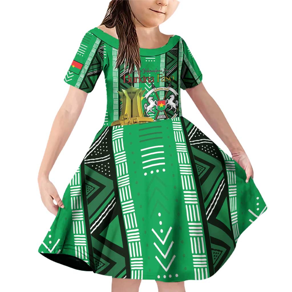 Personalized Burkina Faso Martyrs Day Family Matching Off Shoulder Short Dress and Hawaiian Shirt Monument des Heros Nationaux - Wonder Print Shop