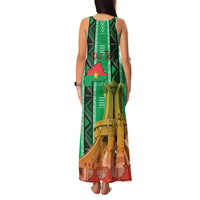 Personalized Burkina Faso Martyrs Day Family Matching Tank Maxi Dress and Hawaiian Shirt Monument des Heros Nationaux - Wonder Print Shop