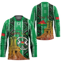 Personalized Burkina Faso Martyrs Day Hockey Jersey Monument des Heros Nationaux - Wonder Print Shop