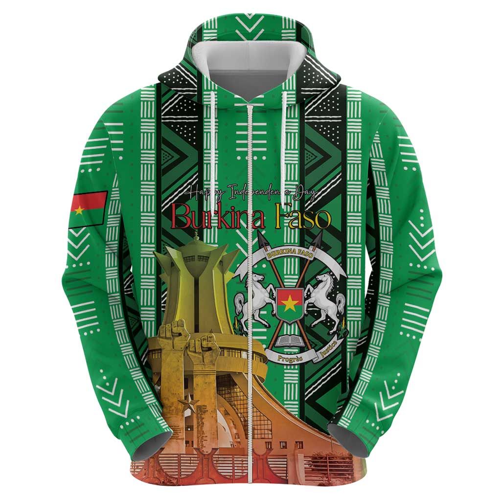 Personalized Burkina Faso Martyrs Day Hoodie Monument des Heros Nationaux - Wonder Print Shop