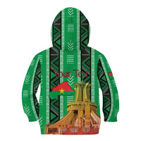 Personalized Burkina Faso Martyrs Day Kid Hoodie Monument des Heros Nationaux - Wonder Print Shop