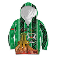 Personalized Burkina Faso Martyrs Day Kid Hoodie Monument des Heros Nationaux - Wonder Print Shop