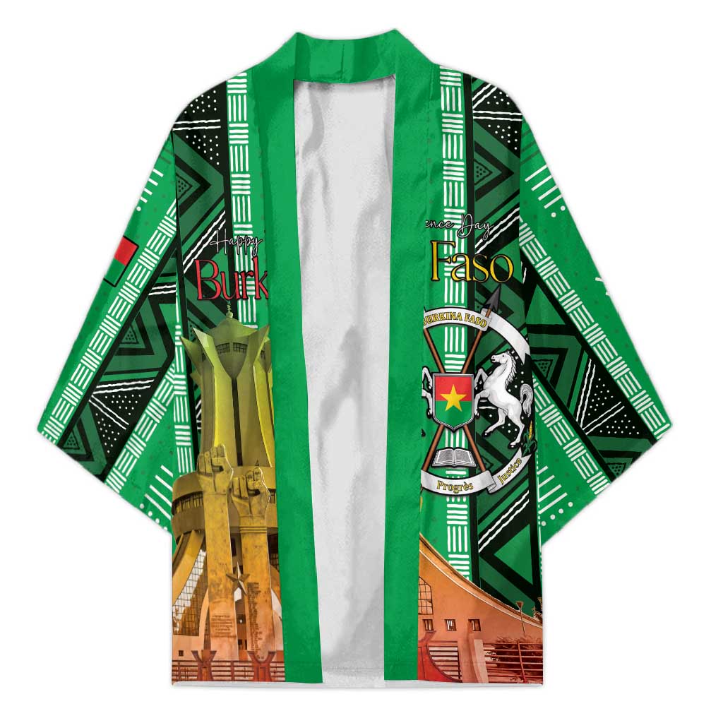 Personalized Burkina Faso Martyrs Day Kimono Monument des Heros Nationaux - Wonder Print Shop