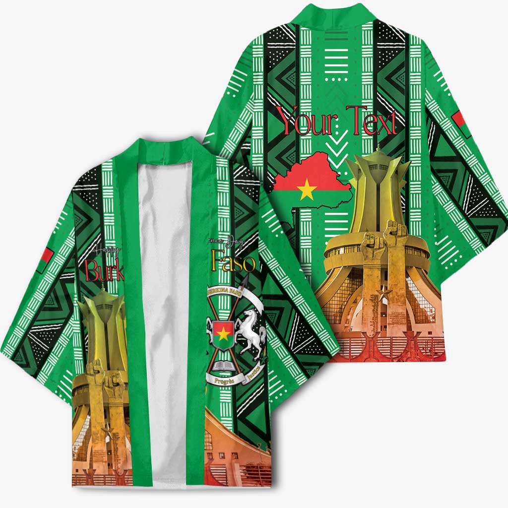 Personalized Burkina Faso Martyrs Day Kimono Monument des Heros Nationaux - Wonder Print Shop