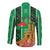 Personalized Burkina Faso Martyrs Day Long Sleeve Button Shirt Monument des Heros Nationaux - Wonder Print Shop