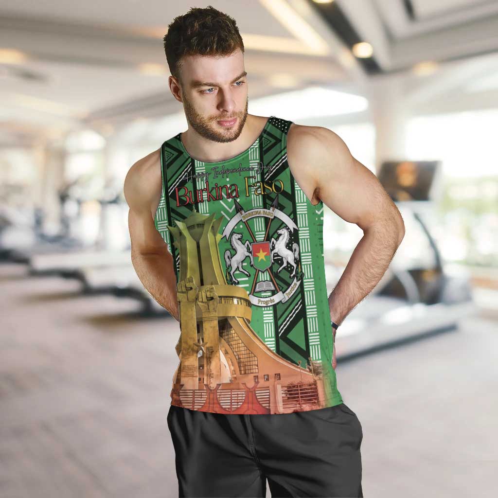 Personalized Burkina Faso Martyrs Day Men Tank Top Monument des Heros Nationaux - Wonder Print Shop