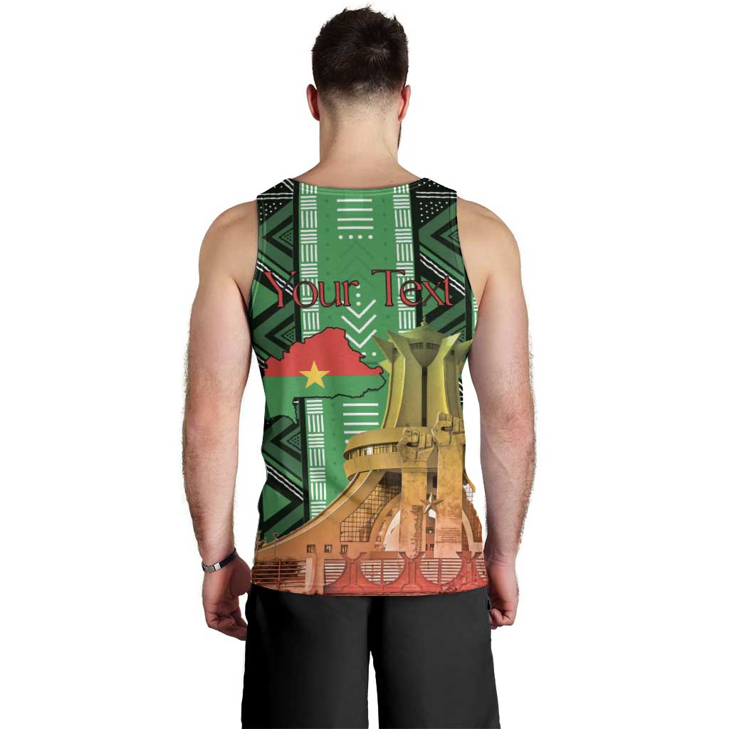 Personalized Burkina Faso Martyrs Day Men Tank Top Monument des Heros Nationaux - Wonder Print Shop