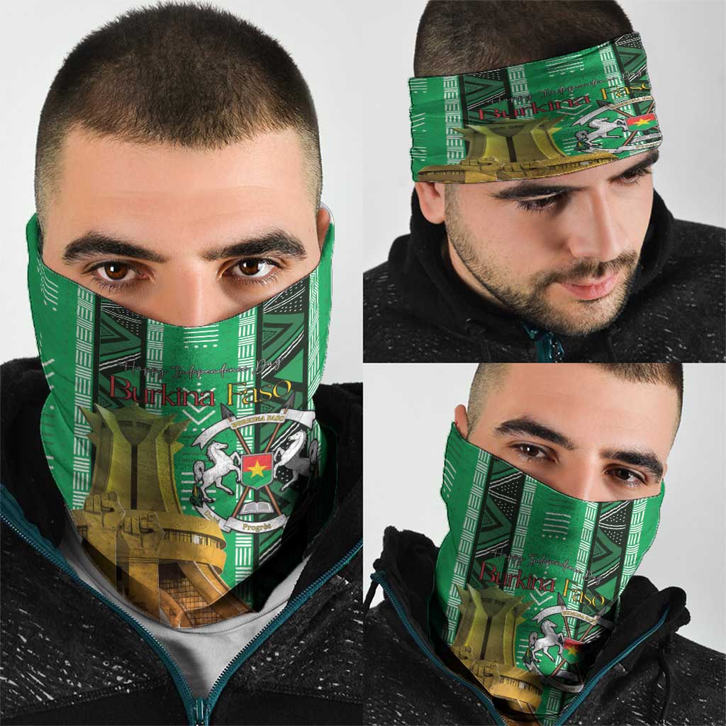 Burkina Faso Martyrs Day Neck Gaiter Monument des Heros Nationaux - Wonder Print Shop