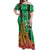 Personalized Burkina Faso Martyrs Day Off Shoulder Maxi Dress Monument des Heros Nationaux - Wonder Print Shop