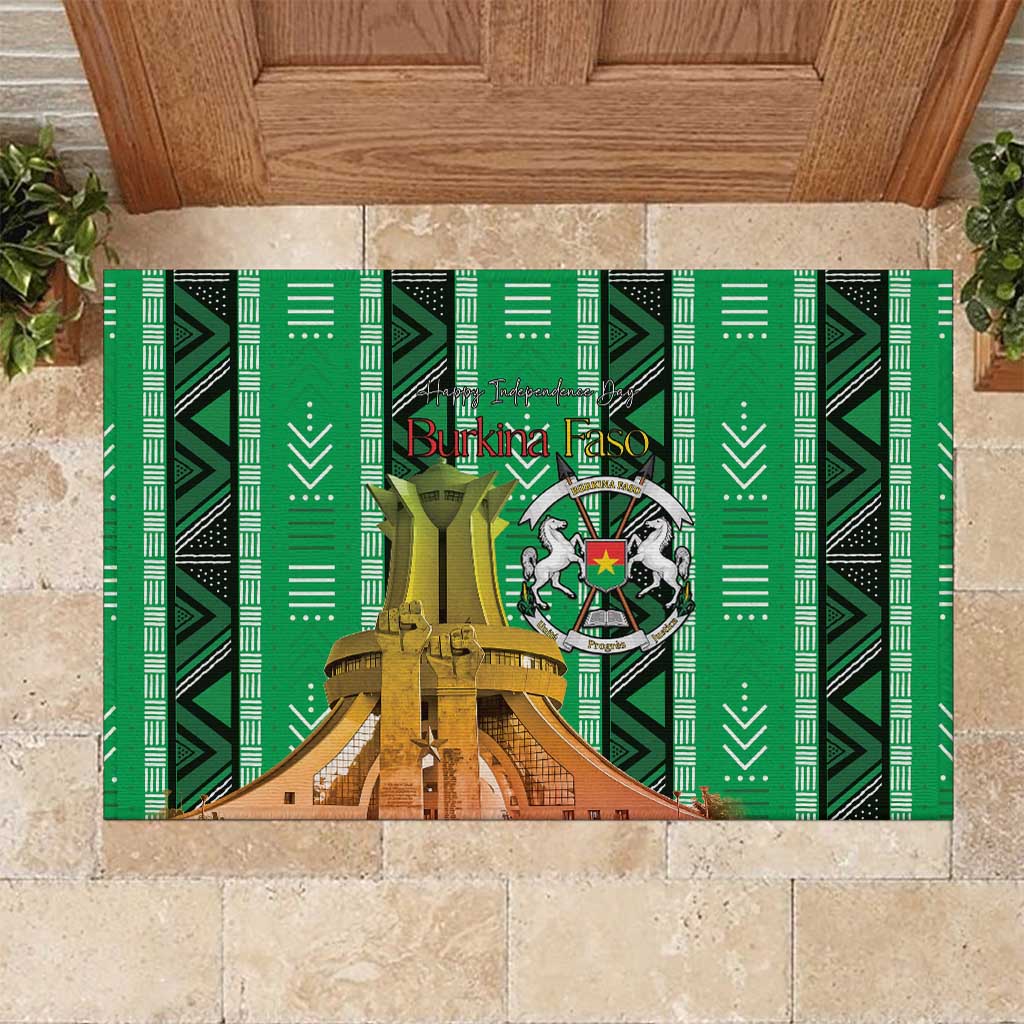 Burkina Faso Martyrs Day Rubber Doormat Monument des Heros Nationaux - Wonder Print Shop