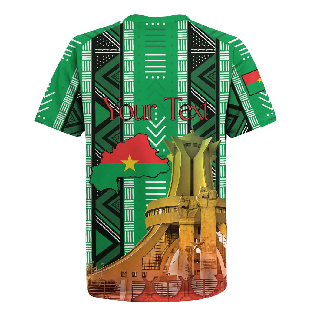 Personalized Burkina Faso Martyrs Day Rugby Jersey Monument des Heros Nationaux - Wonder Print Shop