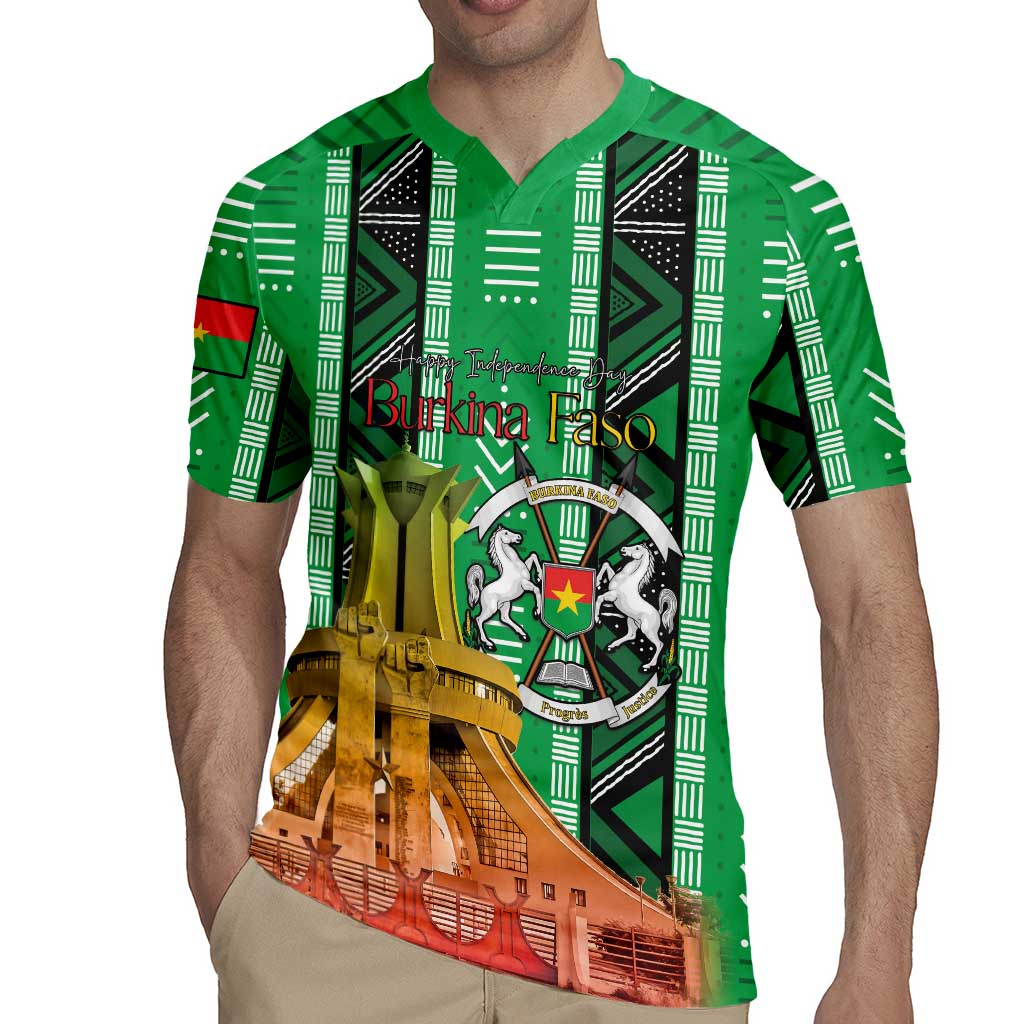 Personalized Burkina Faso Martyrs Day Rugby Jersey Monument des Heros Nationaux - Wonder Print Shop