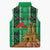 Personalized Burkina Faso Martyrs Day Sleeveless Puffer Jacket Monument des Heros Nationaux - Wonder Print Shop