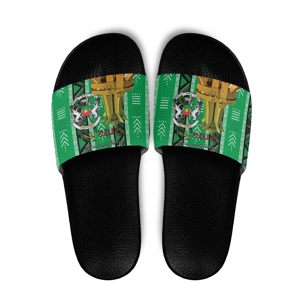 Burkina Faso Martyrs Day Slide Sandals Monument des Heros Nationaux - Wonder Print Shop