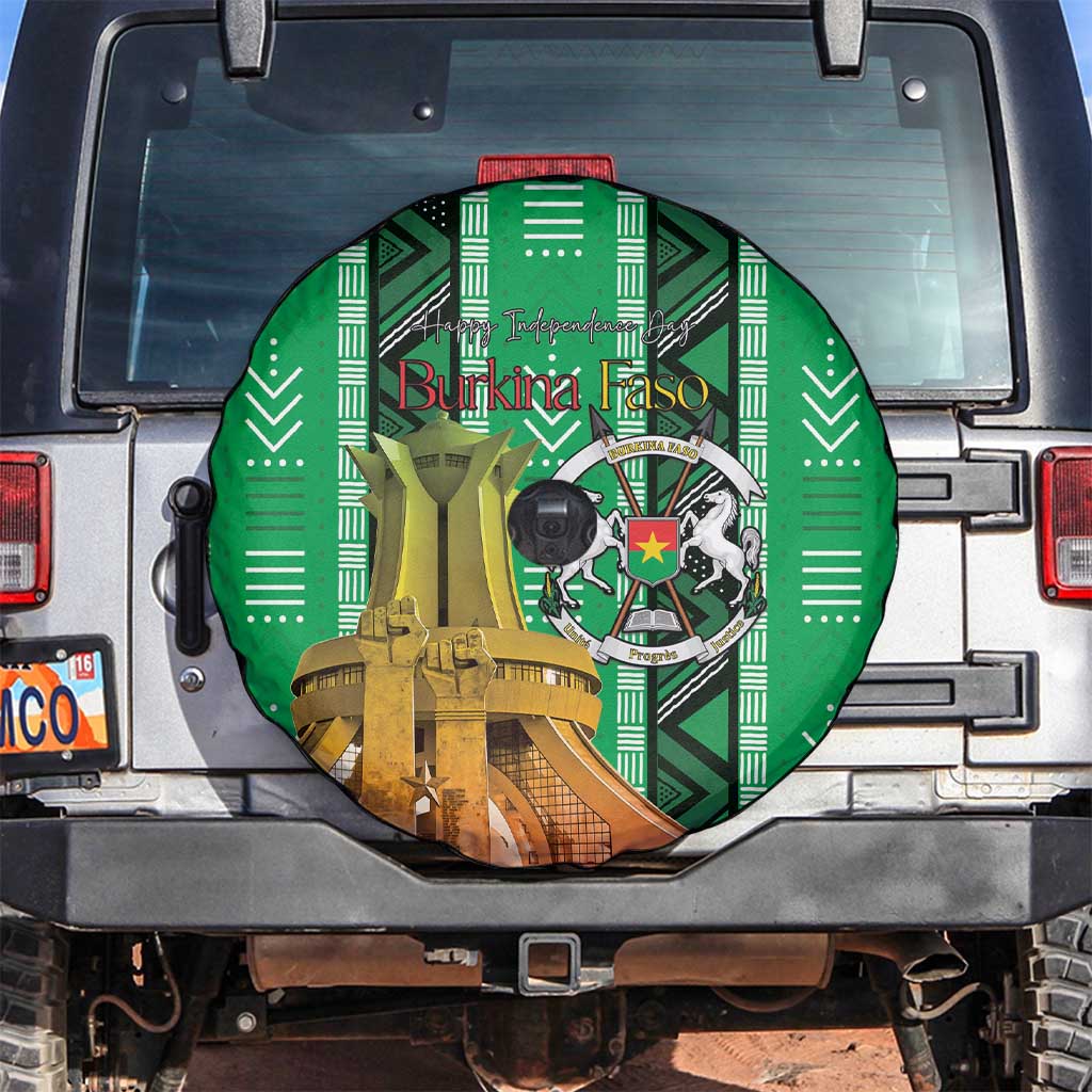 Burkina Faso Martyrs Day Spare Tire Cover Monument des Heros Nationaux - Wonder Print Shop