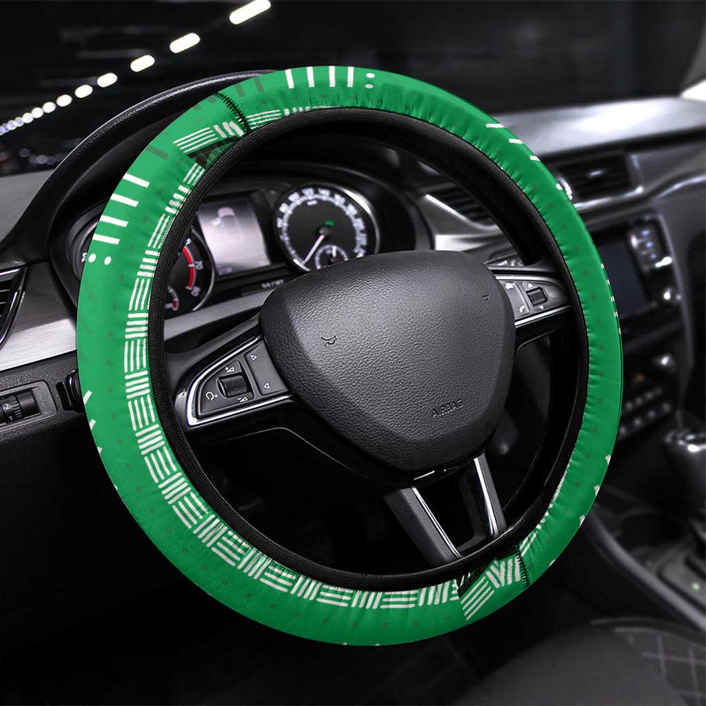 Burkina Faso Martyrs Day Steering Wheel Cover Monument des Heros Nationaux - Wonder Print Shop