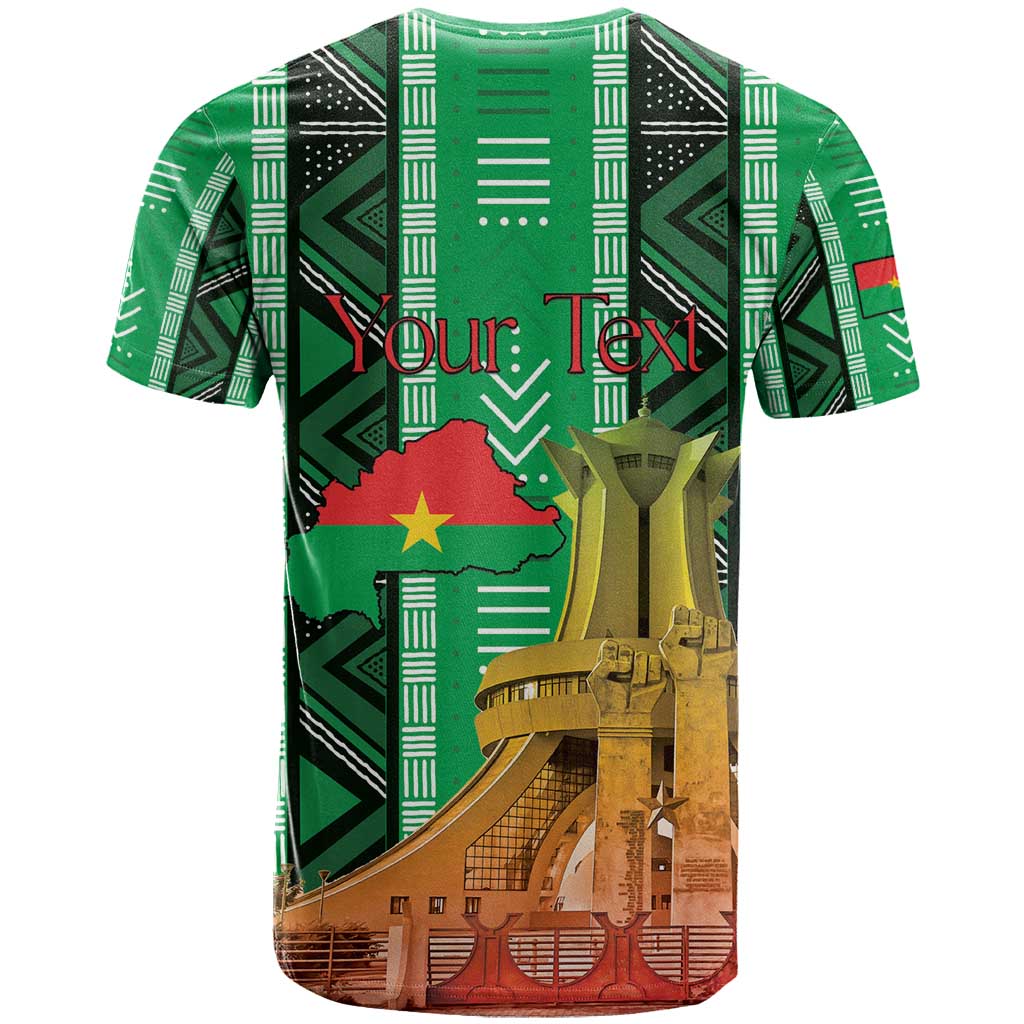 Personalized Burkina Faso Martyrs Day T Shirt Monument des Heros Nationaux - Wonder Print Shop