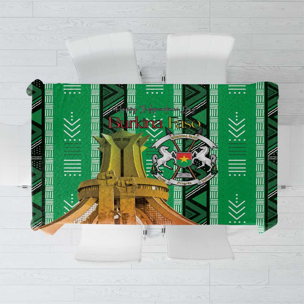 Burkina Faso Martyrs Day Tablecloth Monument des Heros Nationaux - Wonder Print Shop