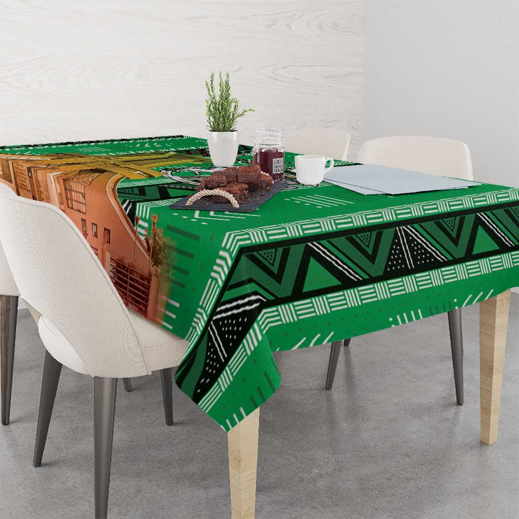 Burkina Faso Martyrs Day Tablecloth Monument des Heros Nationaux - Wonder Print Shop