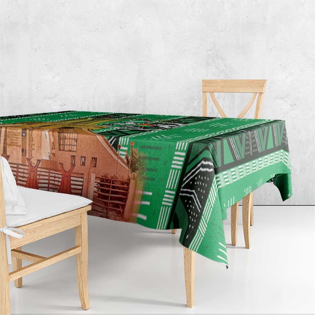 Burkina Faso Martyrs Day Tablecloth Monument des Heros Nationaux - Wonder Print Shop