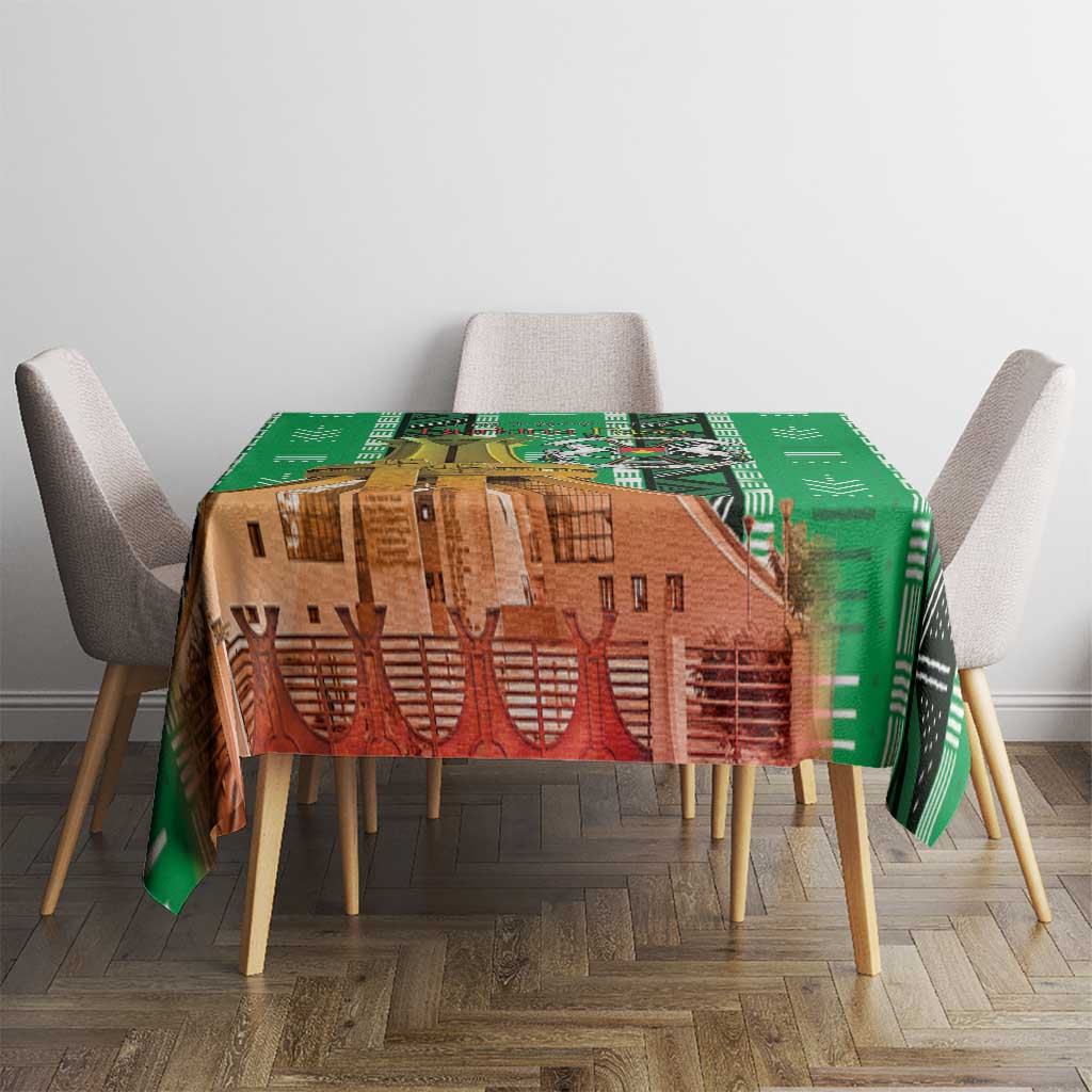 Burkina Faso Martyrs Day Tablecloth Monument des Heros Nationaux - Wonder Print Shop