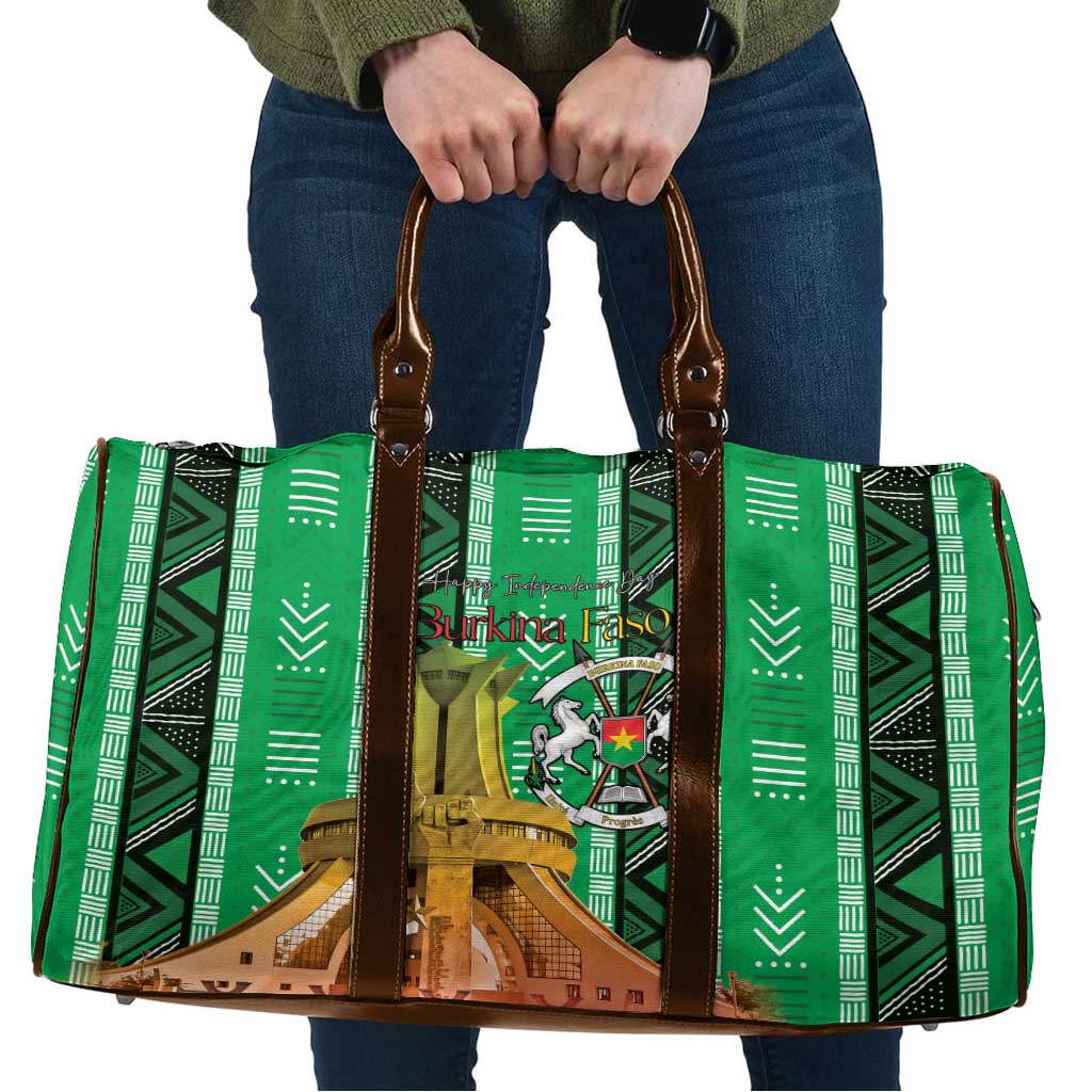 Burkina Faso Martyrs Day Travel Bag Monument des Heros Nationaux - Wonder Print Shop