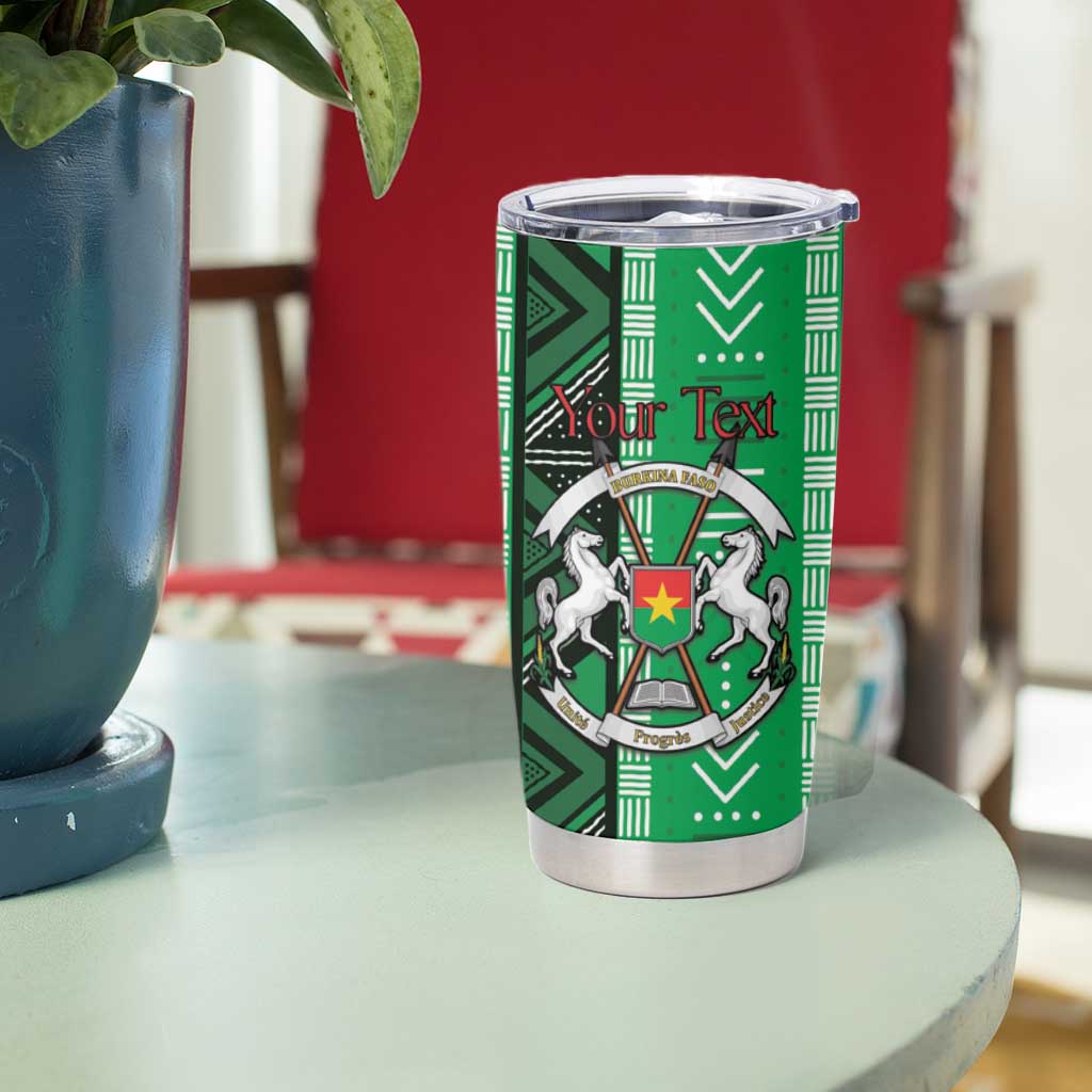 Personalized Burkina Faso Martyrs Day Tumbler Cup Monument des Heros Nationaux - Wonder Print Shop