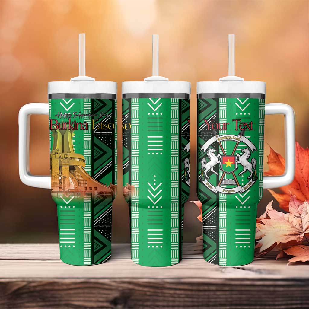 Personalized Burkina Faso Martyrs Day Tumbler With Handle Monument des Heros Nationaux - Wonder Print Shop